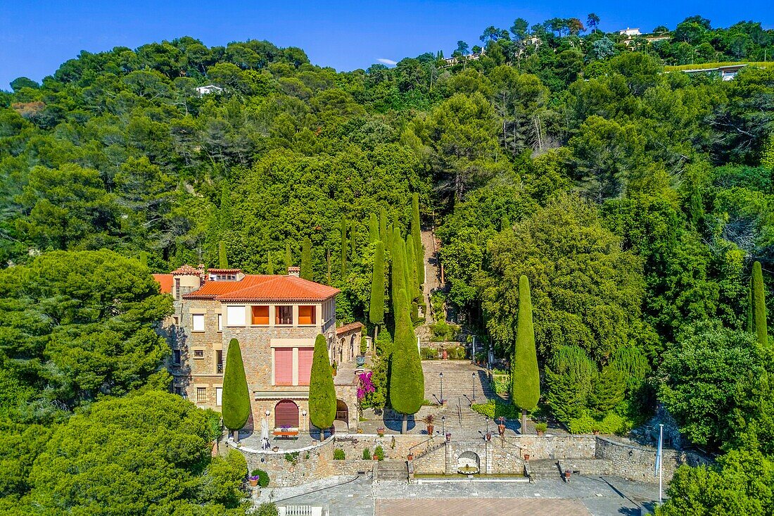 France, Alpes Maritimes, Cannes, the villa Domergue and its gardens