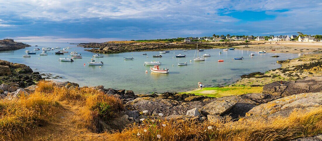 Frankreich, Finistere, Iroise Meer, Porspoder, Umgebung der Insel Melon