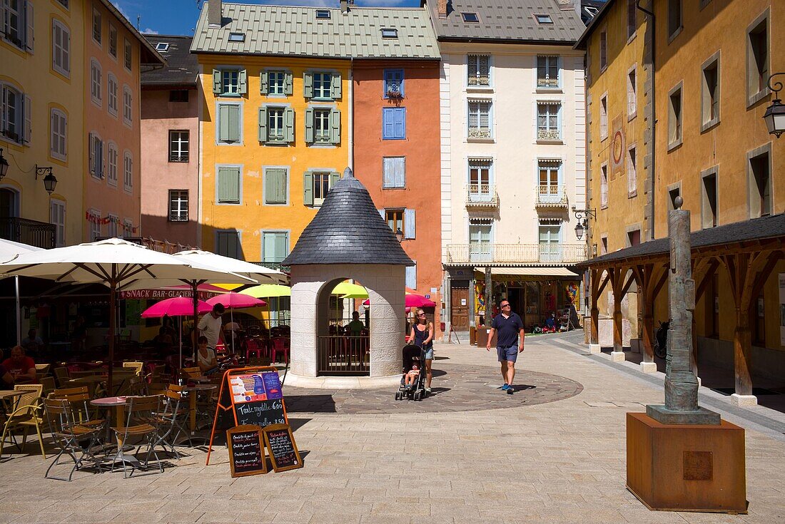 Frankreich, Hautes Alpes (05) Briançon, der Place d'Armes