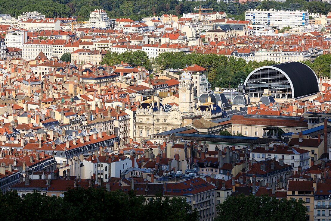 France, Rhône, Lyon, 1st arrondissement, Les Terreaux district, a UNESCO World Heritage Site, the Opera House