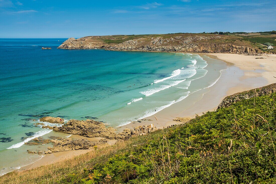 France, Bretagne, Finistere, Regional Natural Park of Armorica, Marine Natural Park of iroise, Plogoff, the Pointe du Raz ranked Grand National Site