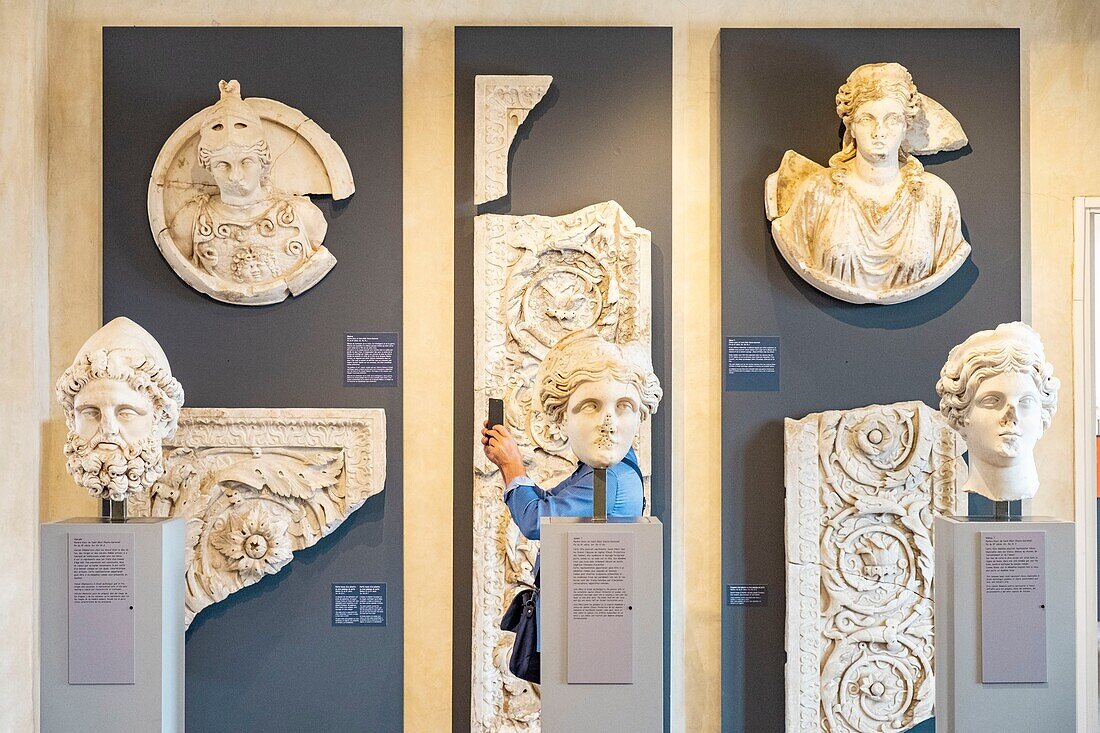 Frankreich, Haute Garonne, Toulouse, Museum Saint Raymond, Museum der Antiquitäten von Toulouse, Chiragan, Ausgrabungen von 1826, die 12 Werke des Herkules