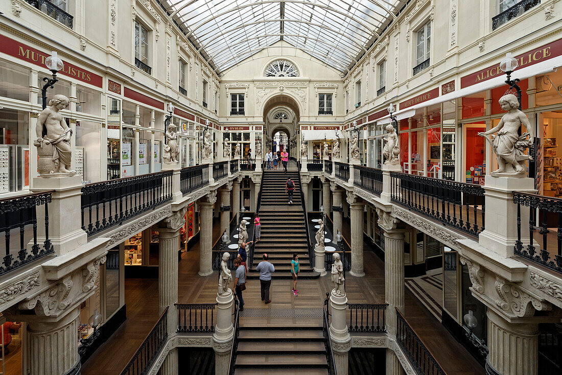 France, Loire Atlantique, Nantes, the passage Pommeraye, shopping mall