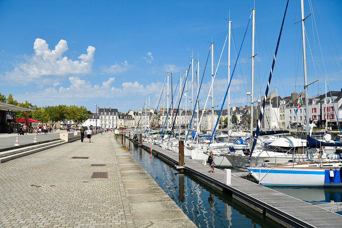 Frankreich, Morbihan, Vannes, Jachthafen