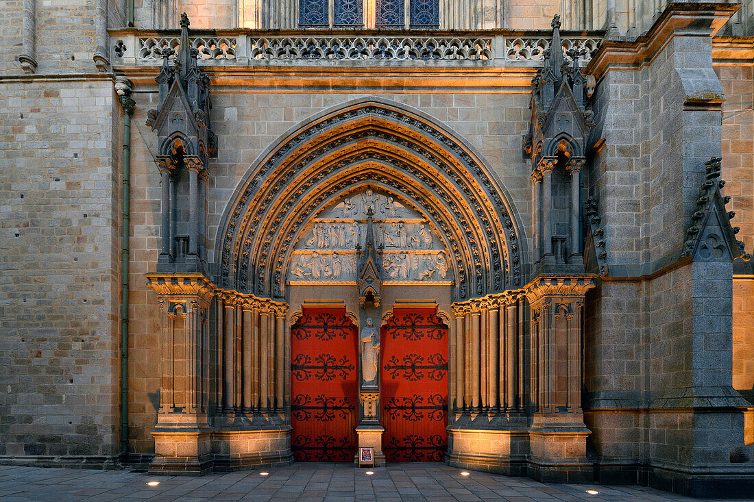 Frankreich, Morbihan, Golf von Morbihan, Vannes, Kathedrale Saint-Pierre