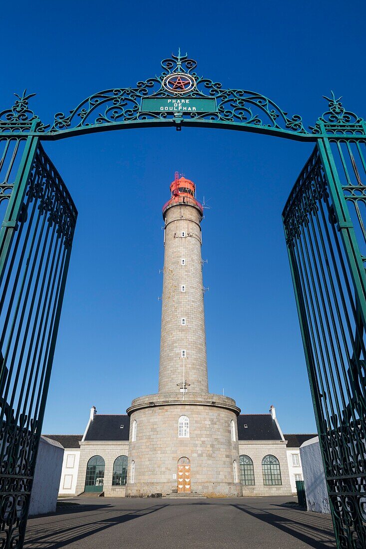 France, Morbihan, Belle Ile en mer, Bangor, The Goulphar lighthouse listed as Historical Monument