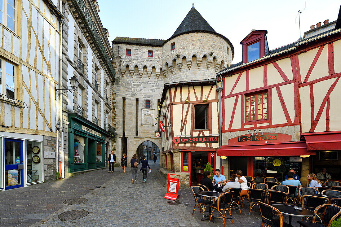 France, Morbihan, Gulf of Morbihan, Vannes, Prison gate