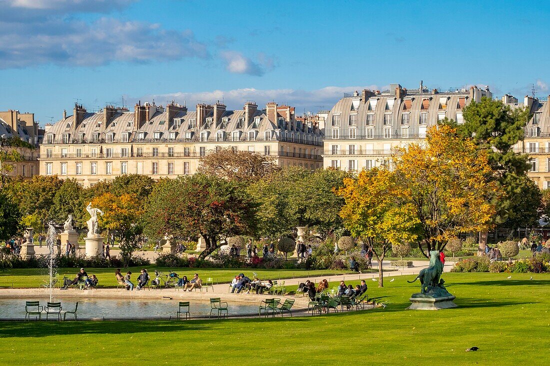 Frankreich, Paris, der Tuileriengarten