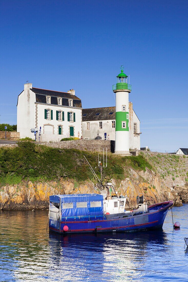 France, Finistere, Clohars Carnoet, The Doélan small harbor