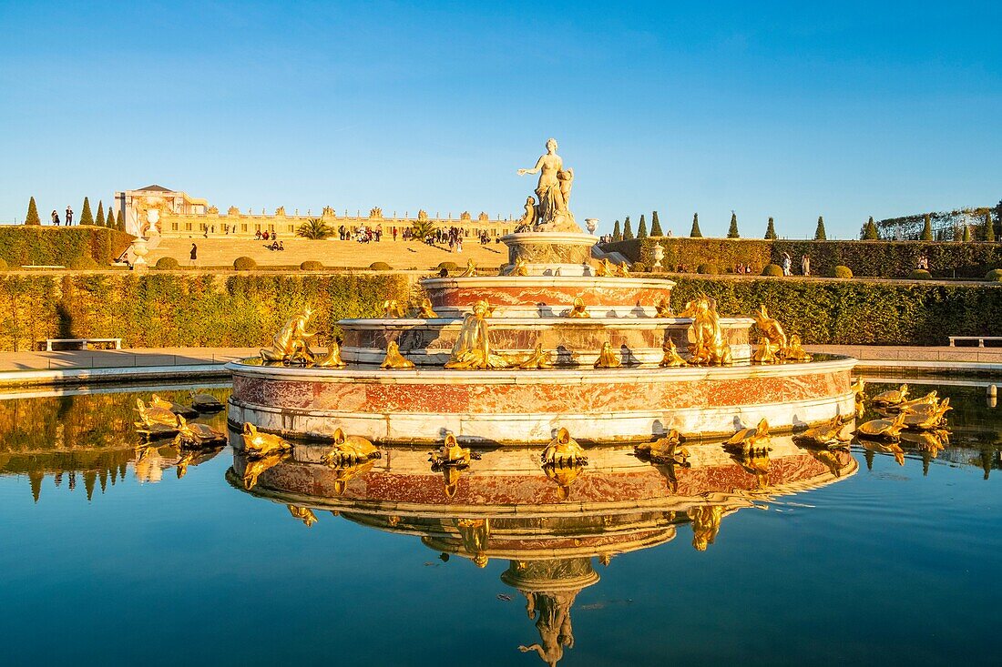 France, Yvelines, Versailles, Castle, Latona Basin