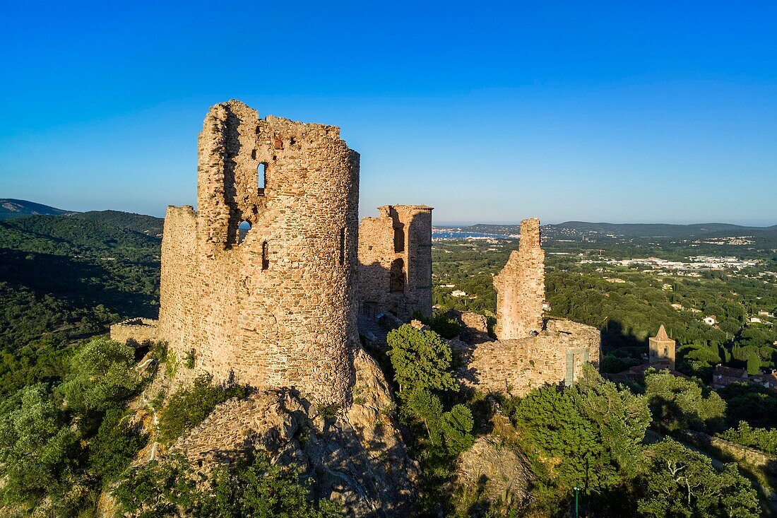 Frankreich, Var, Grimaud, die Burg