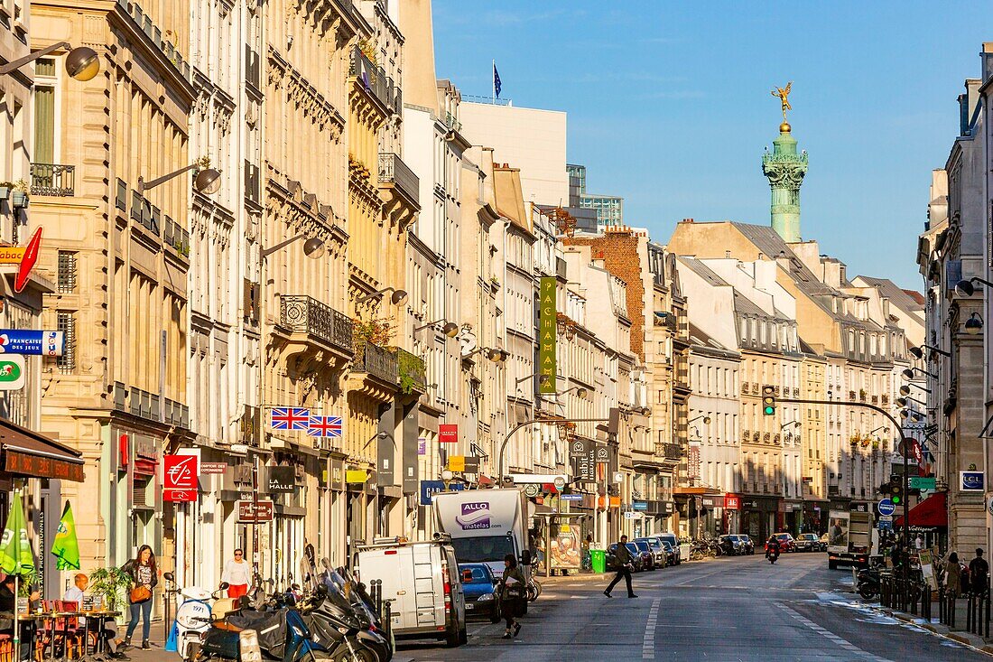 France, Paris, the Faubourg Saint Antoine