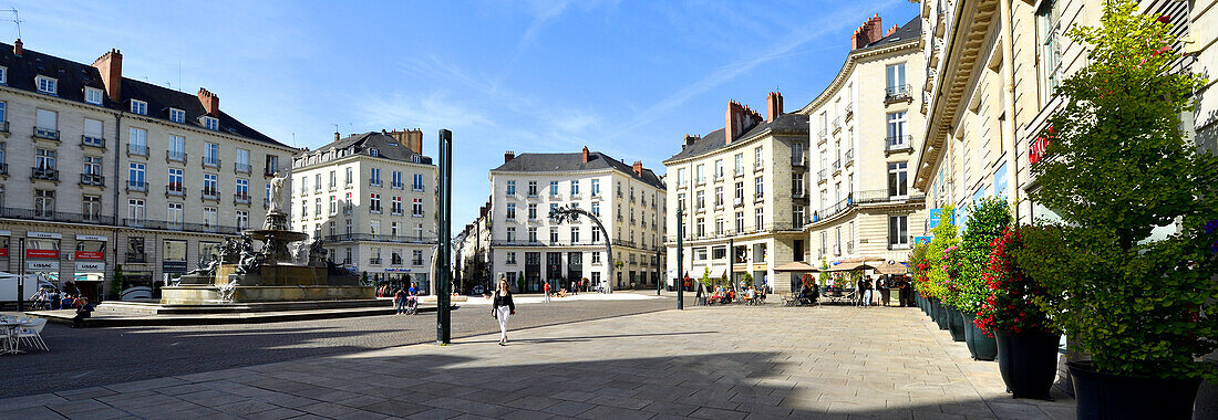 France, Loire Atlantique, Nantes, Place Royale