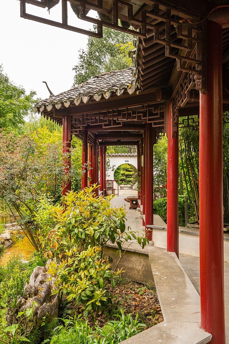 Frankreich, Yvelines, Saint Remy l'Honore, Yili Garten, erster chinesischer Garten in Frankreich