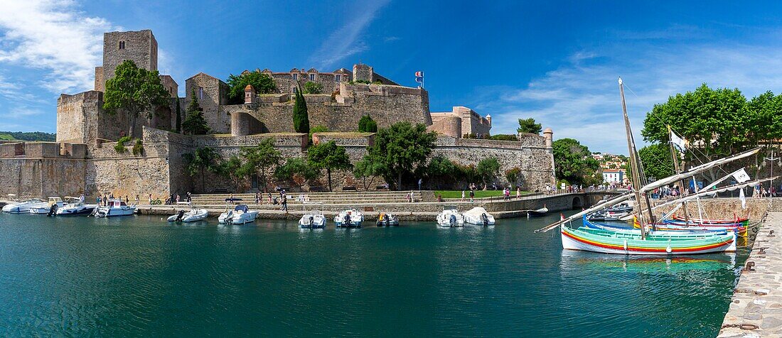 Frankreich, Östliche Pyrenäen, Collioure, Königliches Schloss