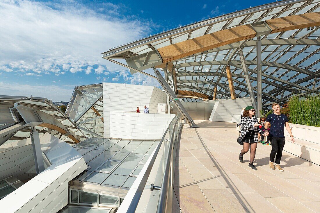 Frankreich, Paris, Bois de Boulogne, Fondation Louis Vuitton von Frank Gehry