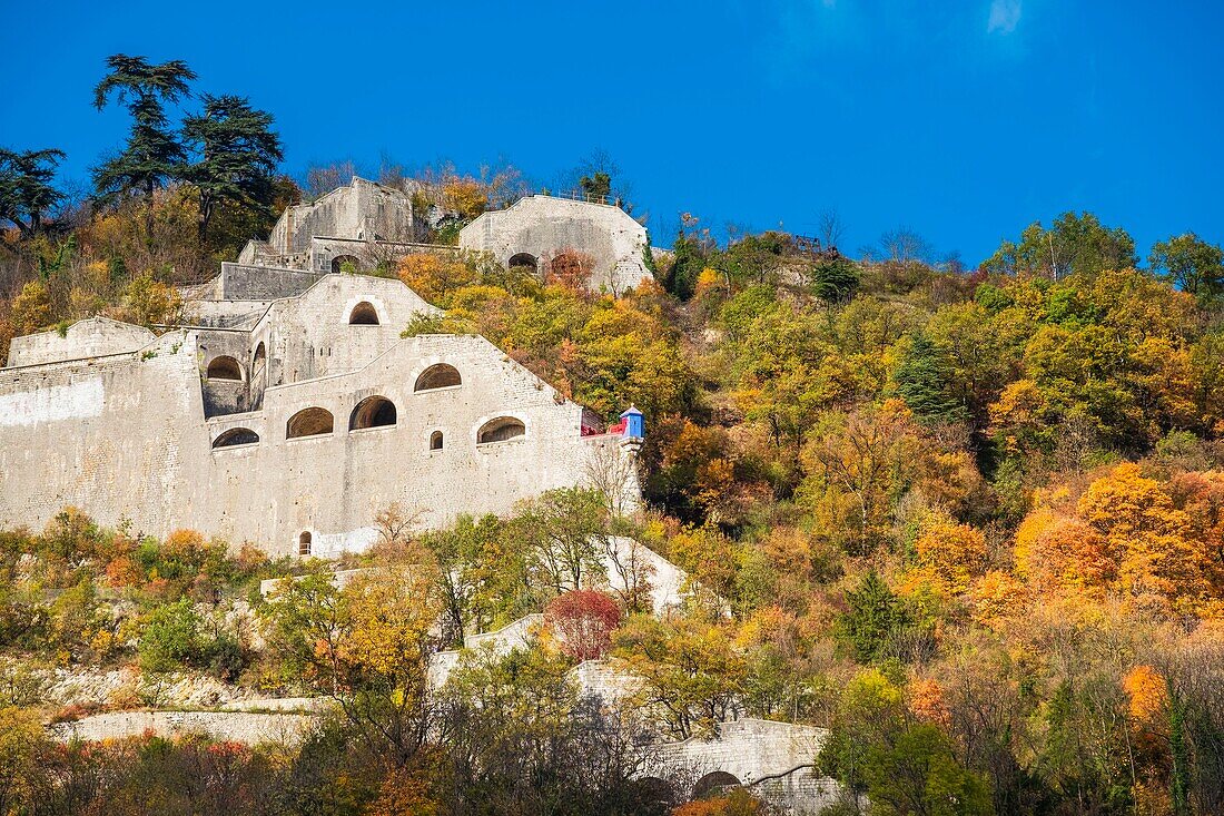 France, Isere, Grenoble, Bastille fort