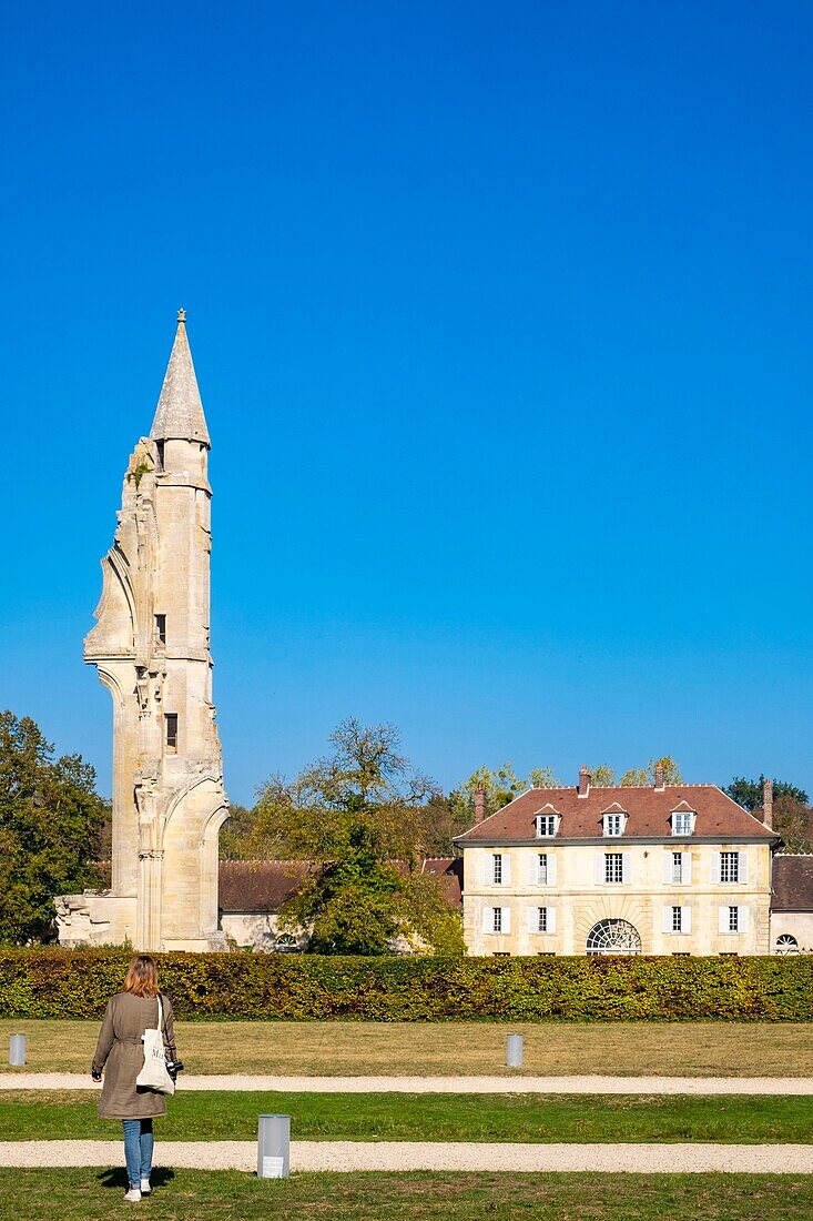 France, Val d'Oise, Asnieres sur Oise, the Cistercian abbey of Royaumont