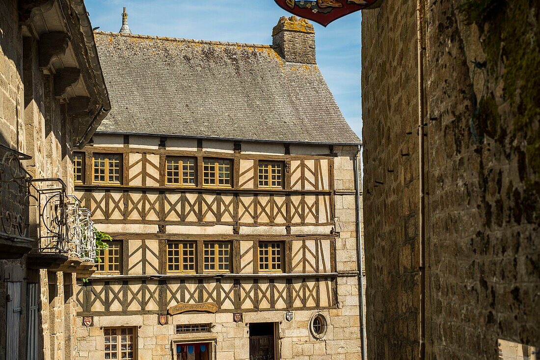 France, Cotes d'Armor, Moncontour, Labeled village The most beautiful villages of France