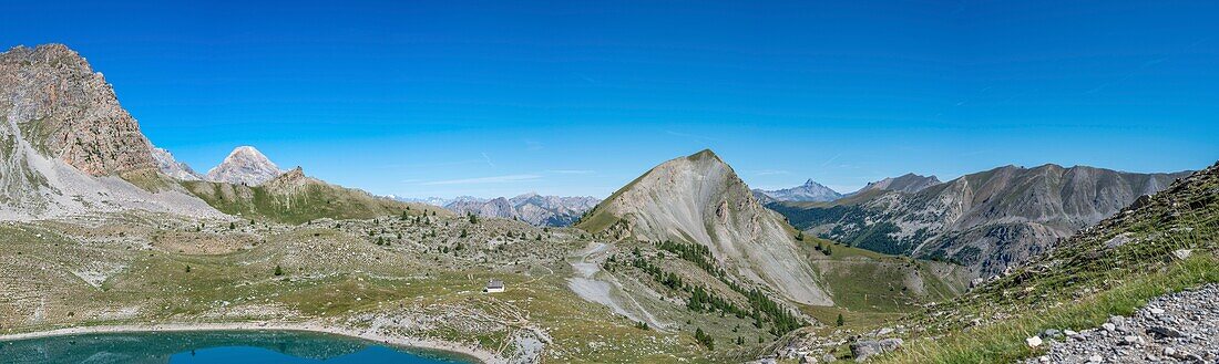 France, Hautes Alpes, Queyras natural regional parc, Ceillac, Sainte-Anne lake