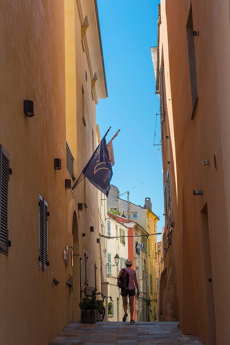 Frankreich, Haute Corse, Bastia, in der Zitadelle, Straße Turquines