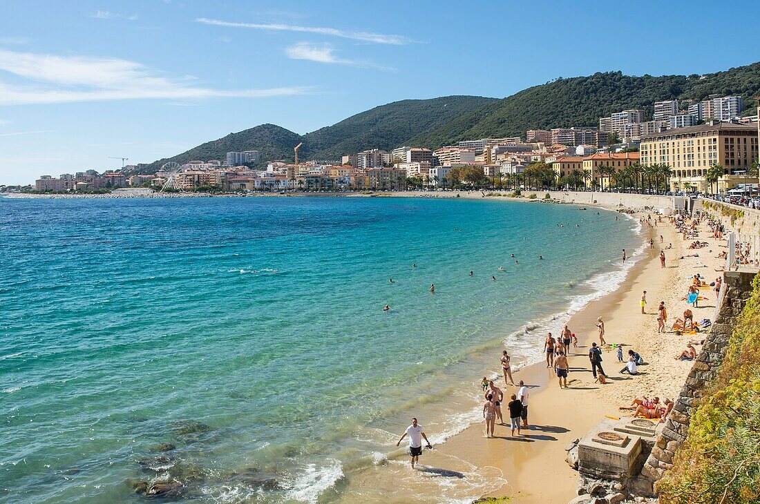 France, Corse du Sud, Ajaccio, the beach saint François