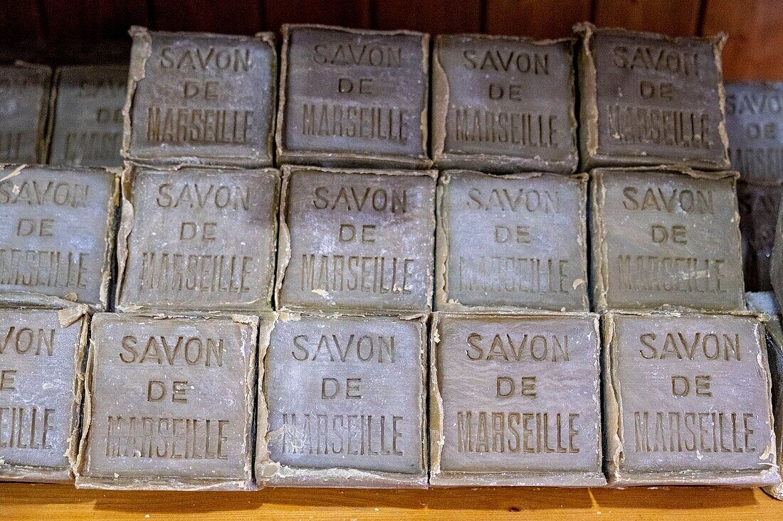 France, Bouches du Rhone, Marseille, Marseille soap