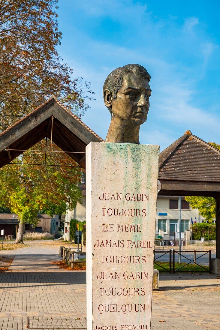 France, Val d'Oise, Meriel, the Jean Gabin Museum