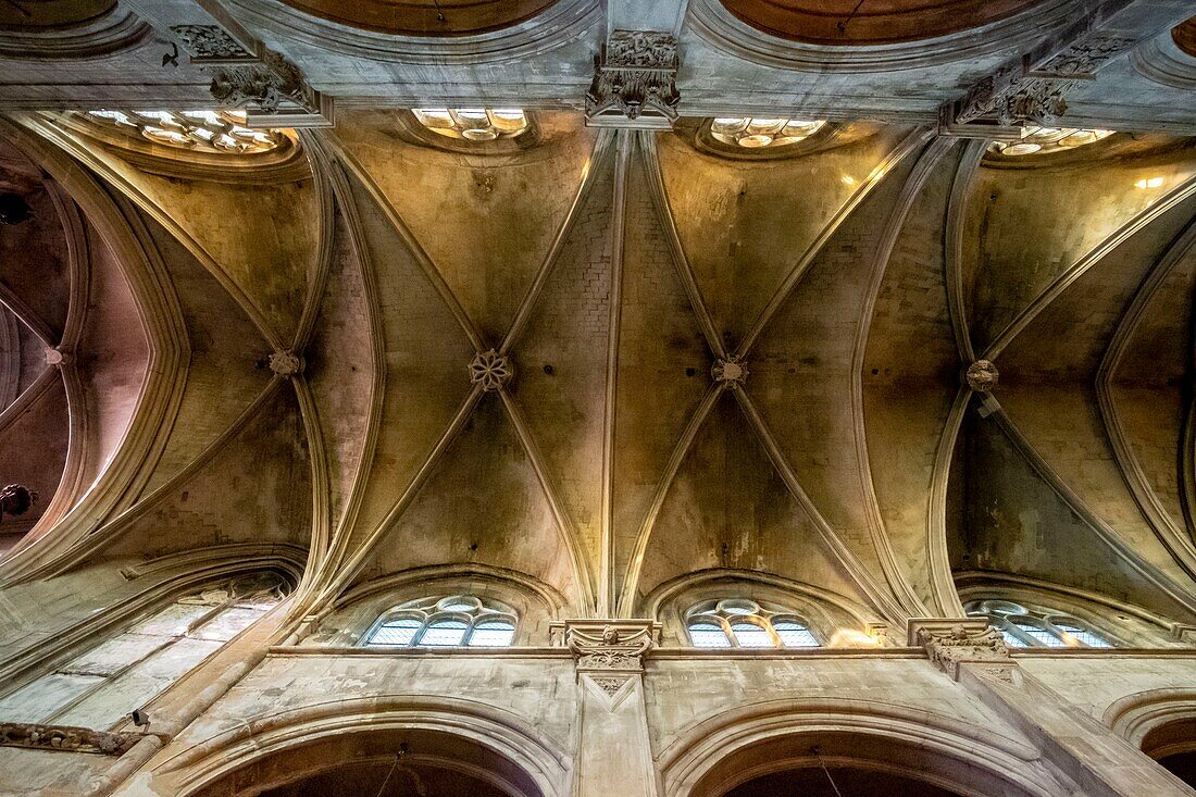 Frankreich, Val d'Oise, Pontoise, Kathedrale Saint Maclou