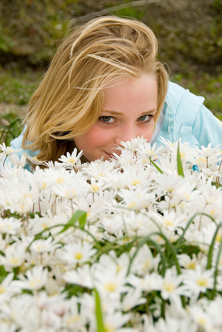 Girl with Anemone