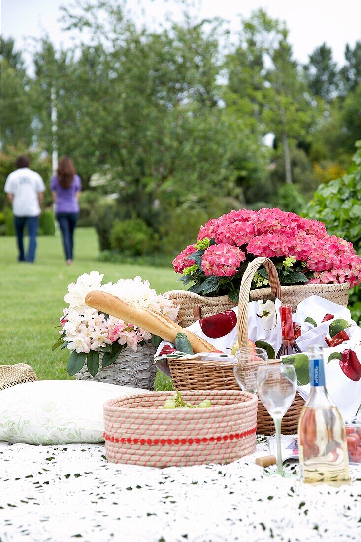 Picknick im Garten