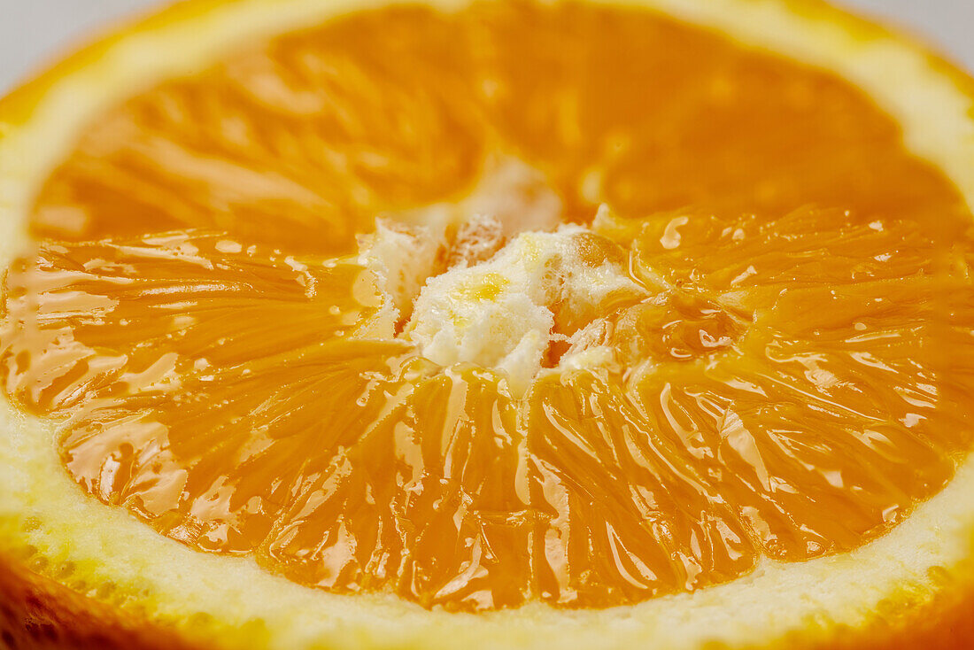 Close-up of an orange slice