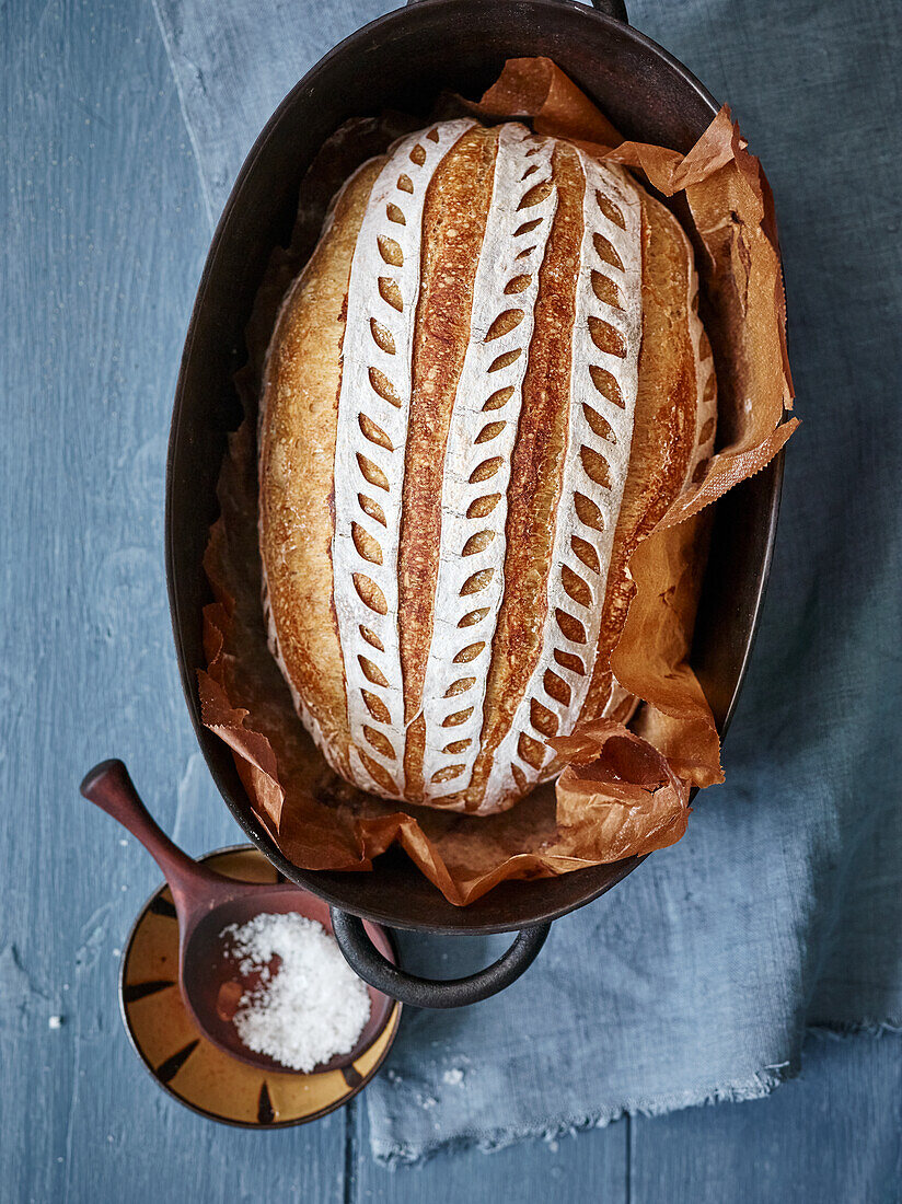 Mixed sourdough bread