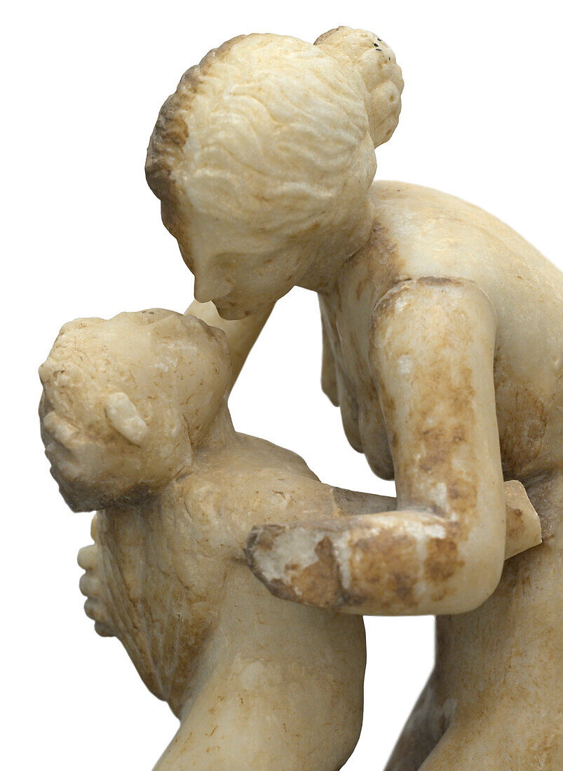 Mother and child scuplture, Eretria.