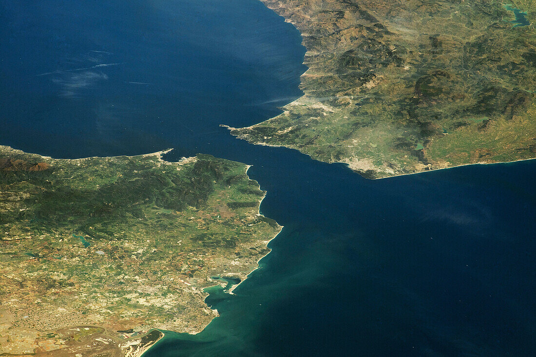 Strait of Gibraltar, astronaut photograph