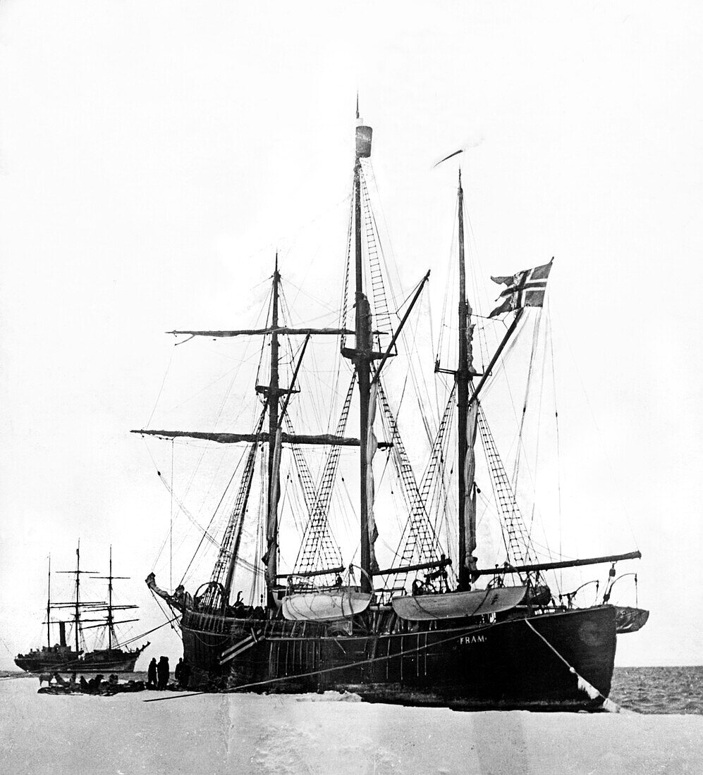 Norwegian explorer Fridtjof Nansen's ship