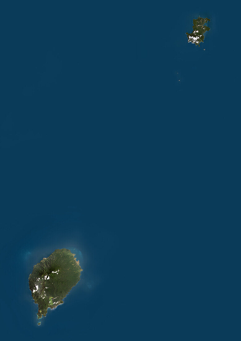 Sao Tome and Principe, satellite image