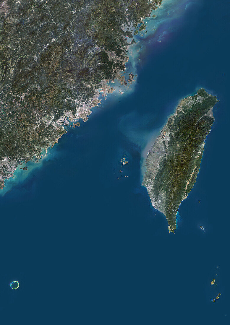 Taiwan, satellite image