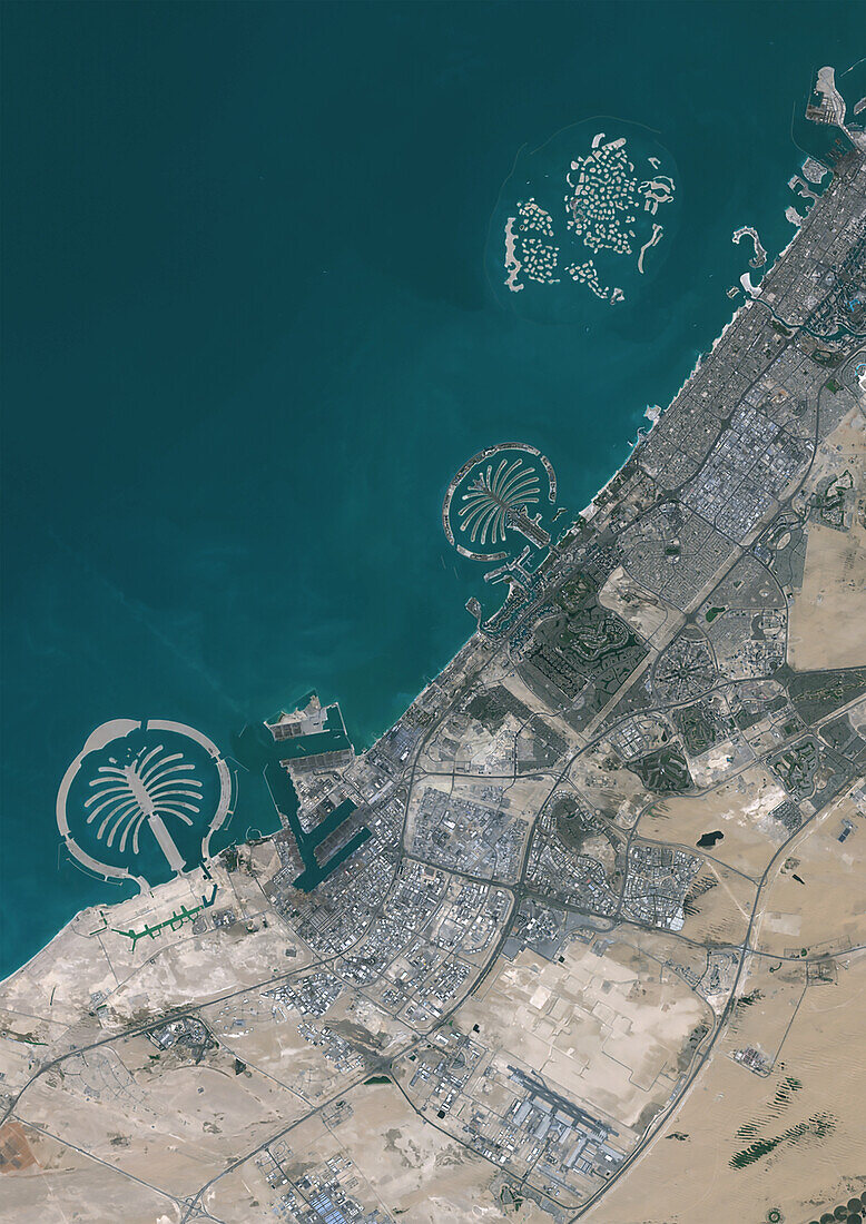 Dubai, satellite image
