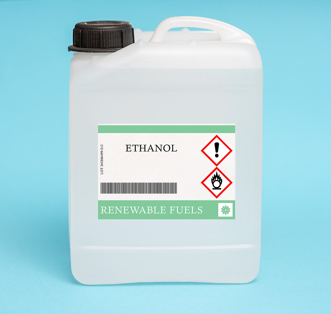 Canister of ethanol