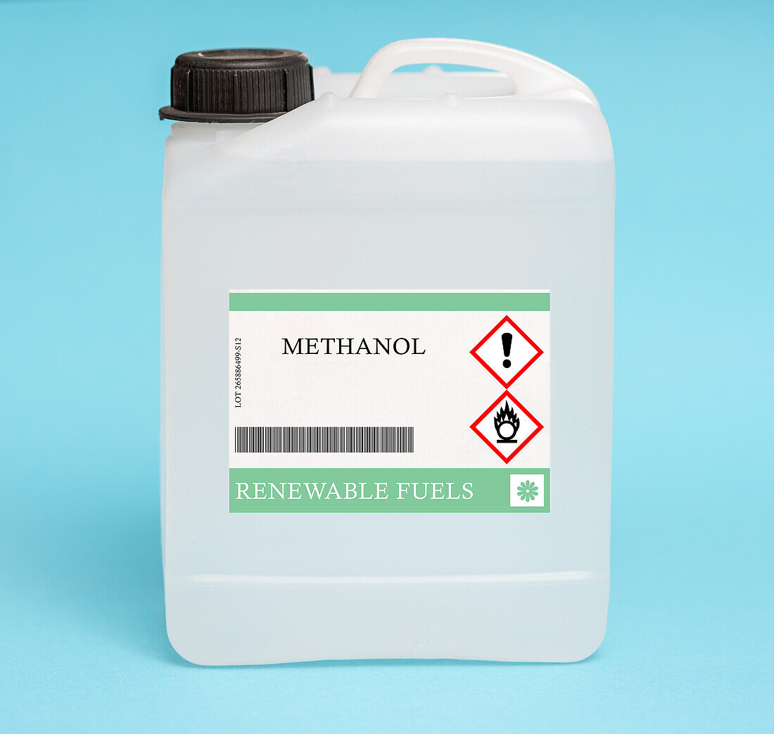 Canister of methanol