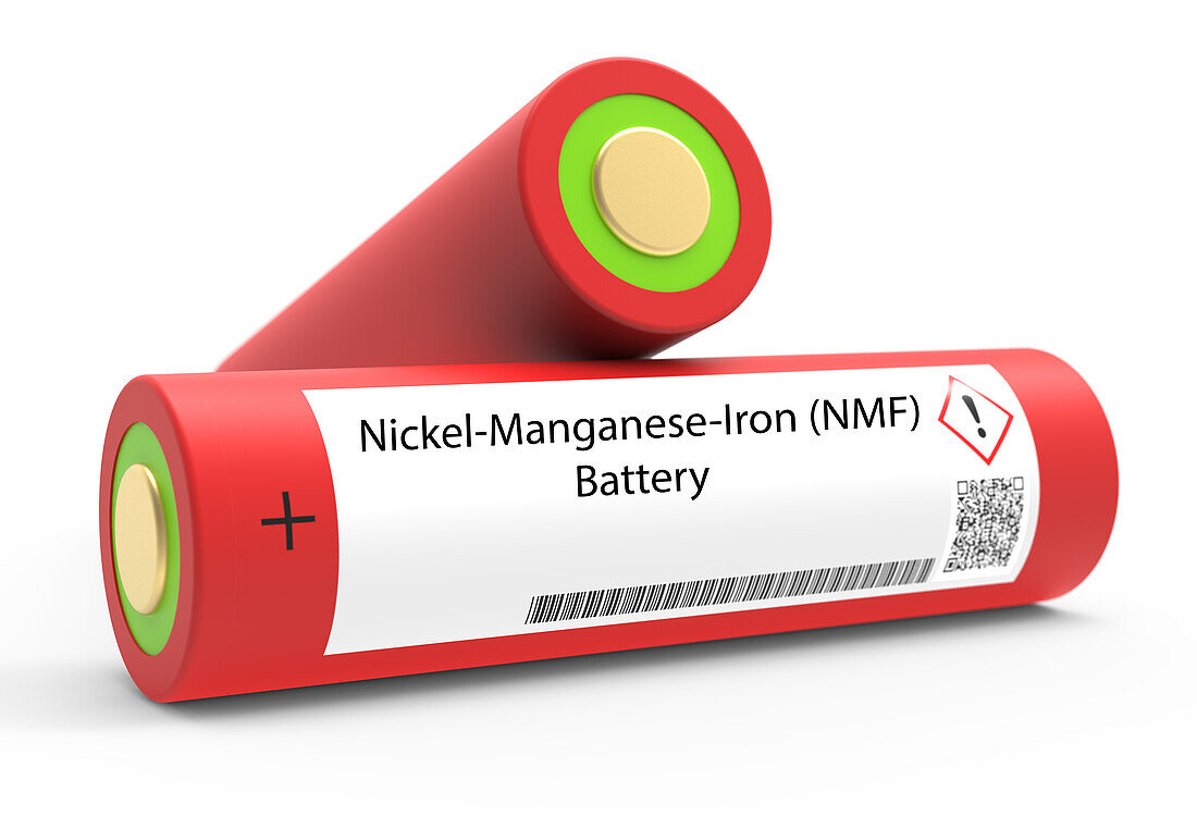 Nickel-manganese-iron battery