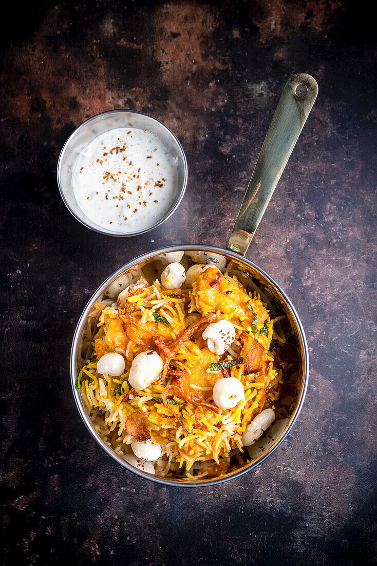 Kathal Makhana Biriyani (India)