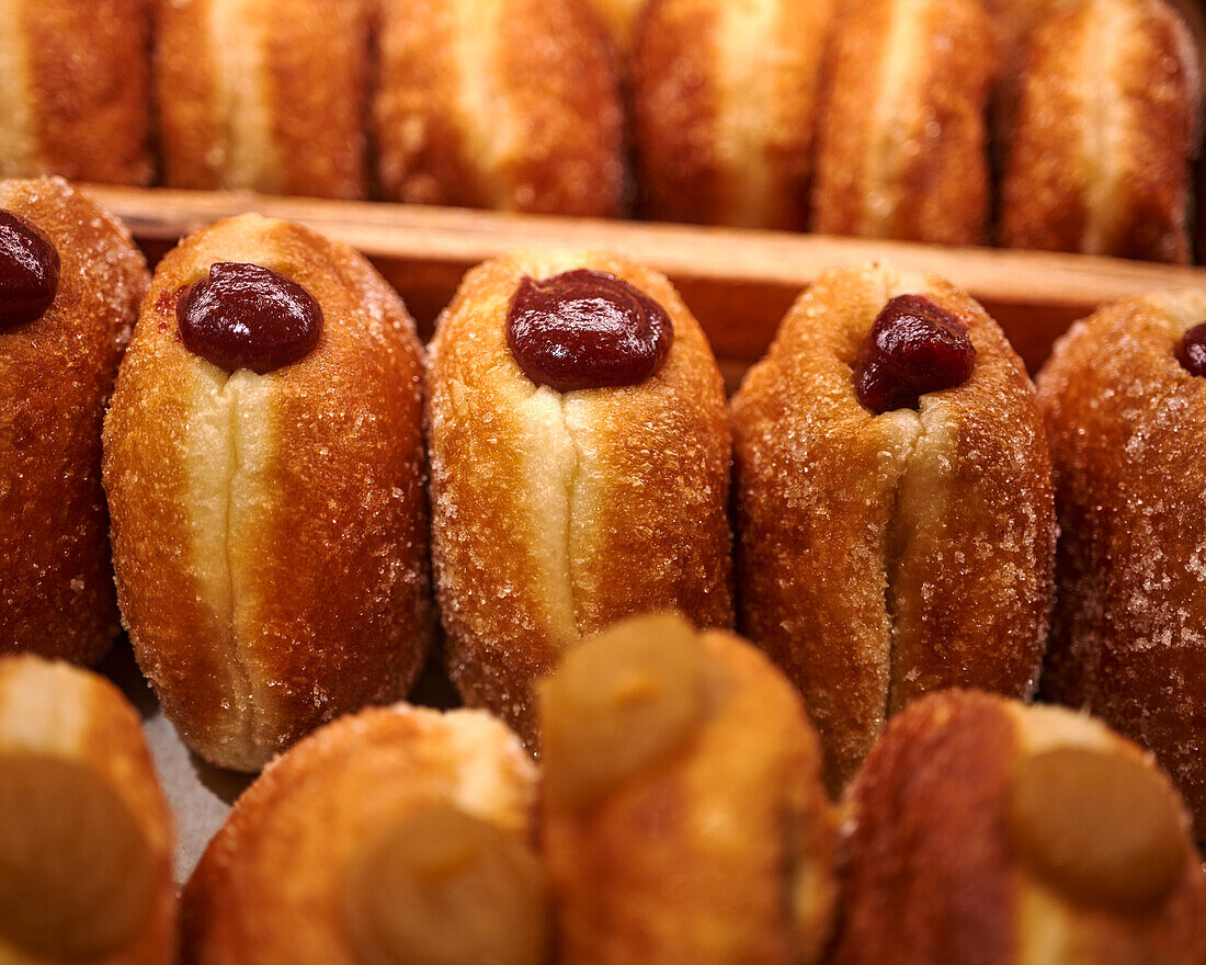 Doughnuts with jam filling