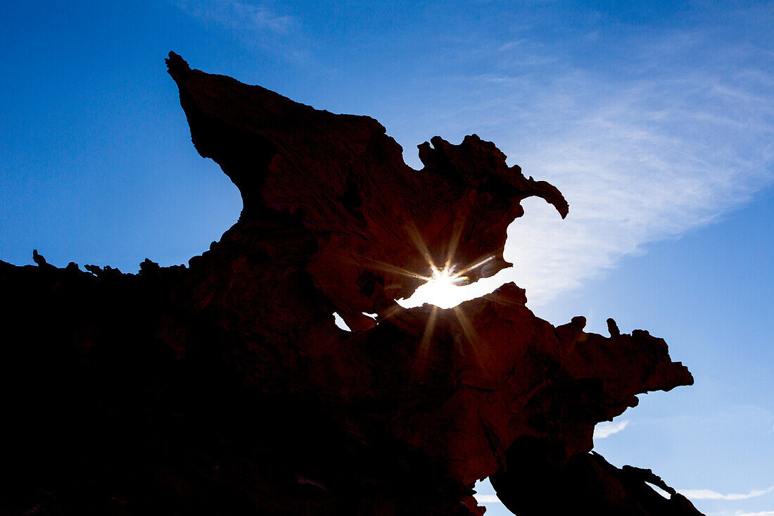 Fragile erodierte Azteken-Sandsteinformationen in Little Finland, Gold Butte National Monument, Nevada