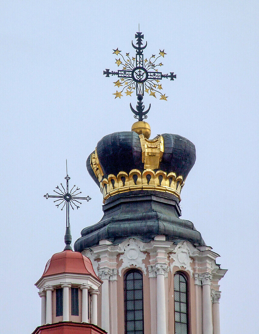 The Church of St. Casimir is the oldest baroque church in the Old Town of Vilnius, Lithuania. A UNESCO World Heritage Site.