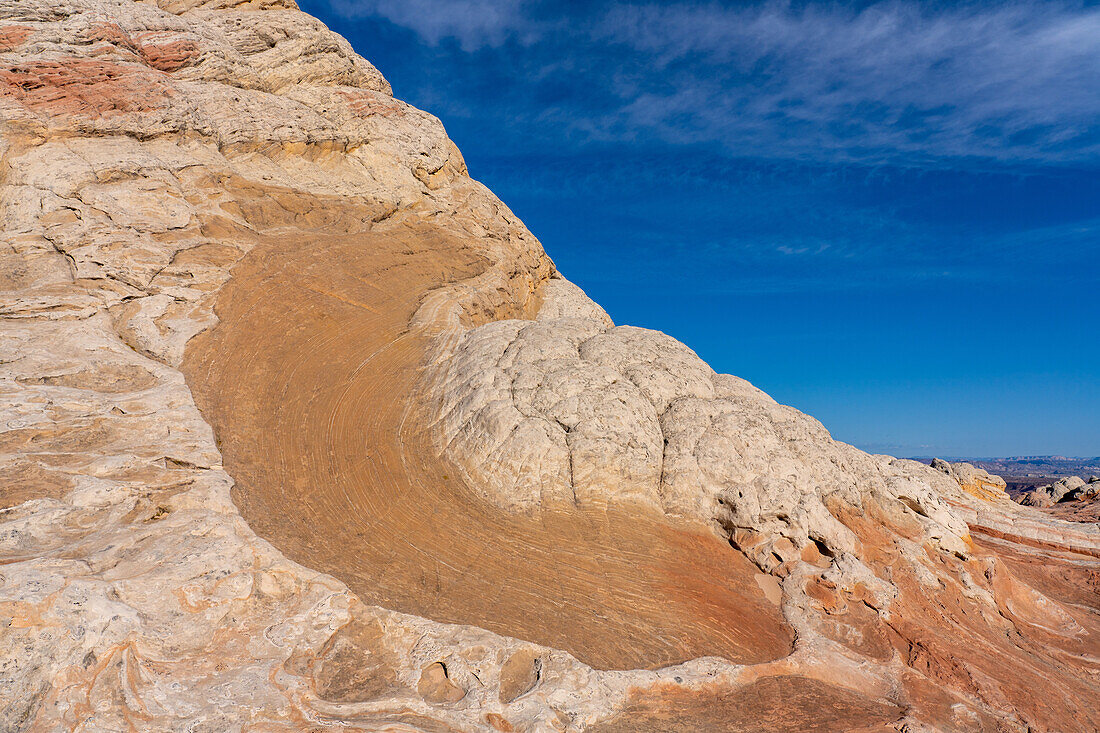 Detail des Lollipop Rock in der White Pocket Recreation Area, Vermilion Cliffs National Monument, Arizona