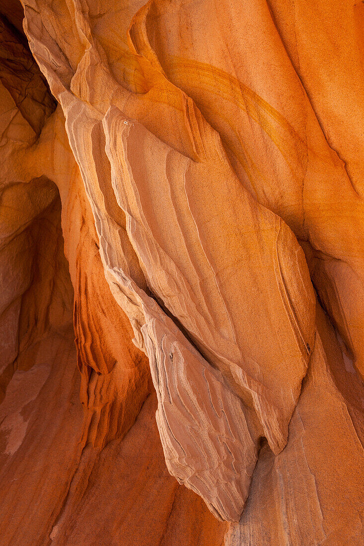 Eroded Navajo sandstone formations in the White Pocket Recreation Area, Vermilion Cliffs National Monument, Arizona.