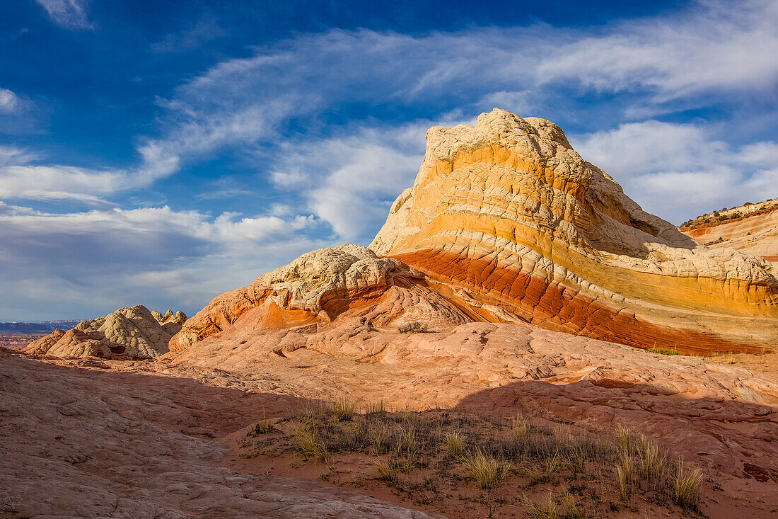 Lollipop Rock, eine Sandsteinformation in der White Pocket Recreation Area, Vermilion Cliffs National Monument, Arizona