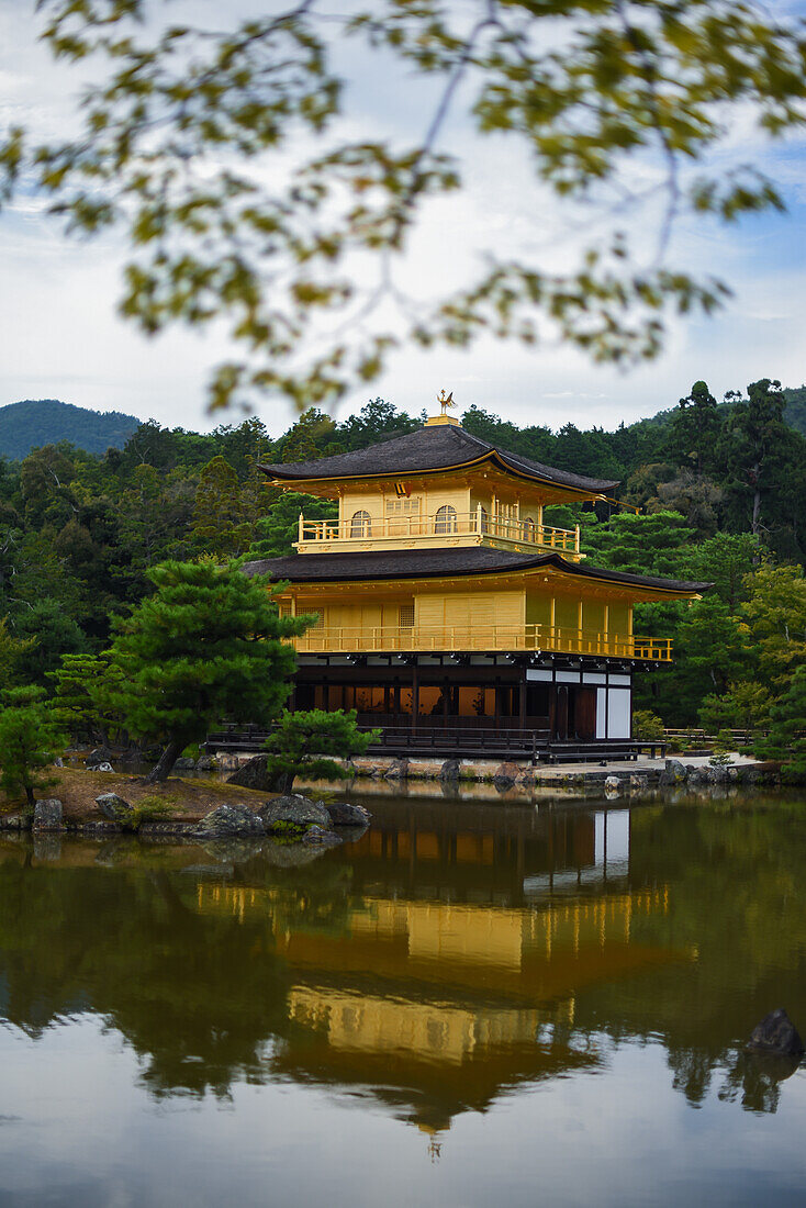 Kinkaku-ji, officially named Rokuon-ji, is a Zen Buddhist temple in Kyoto, Japan